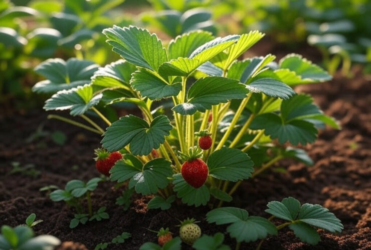 raised strawberry beds