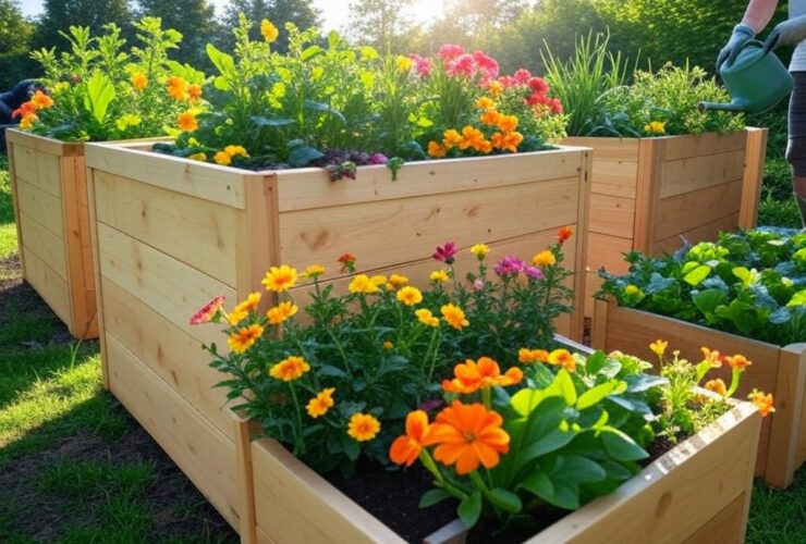 Tall Raised Beds for Gardening