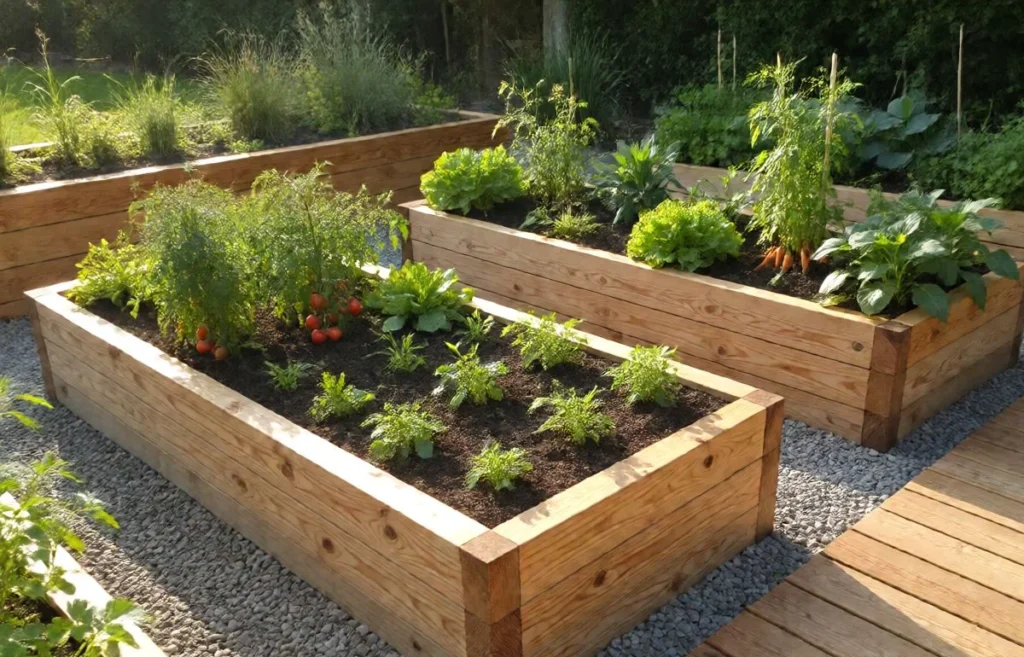2 foot high raised garden beds