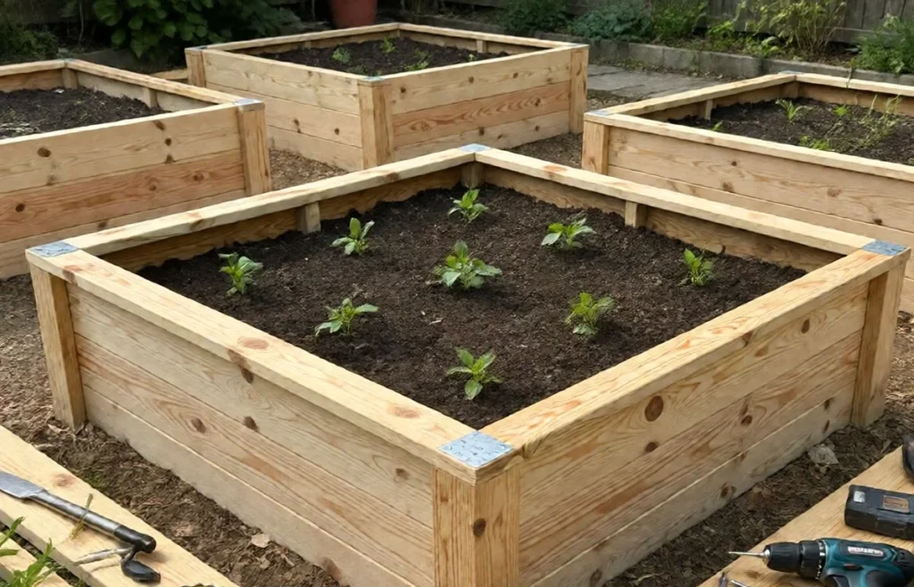 4x4 raised garden bed plans