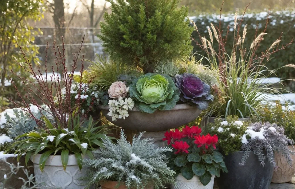 best container plants for winter
