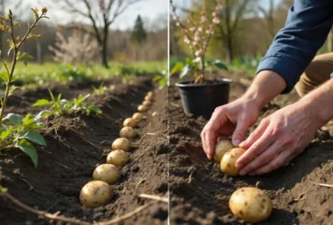 co planting potatoes