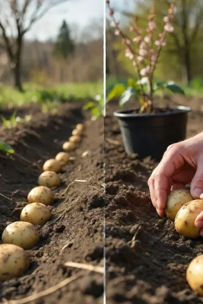 co planting potatoes
