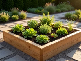 corner raised garden bed