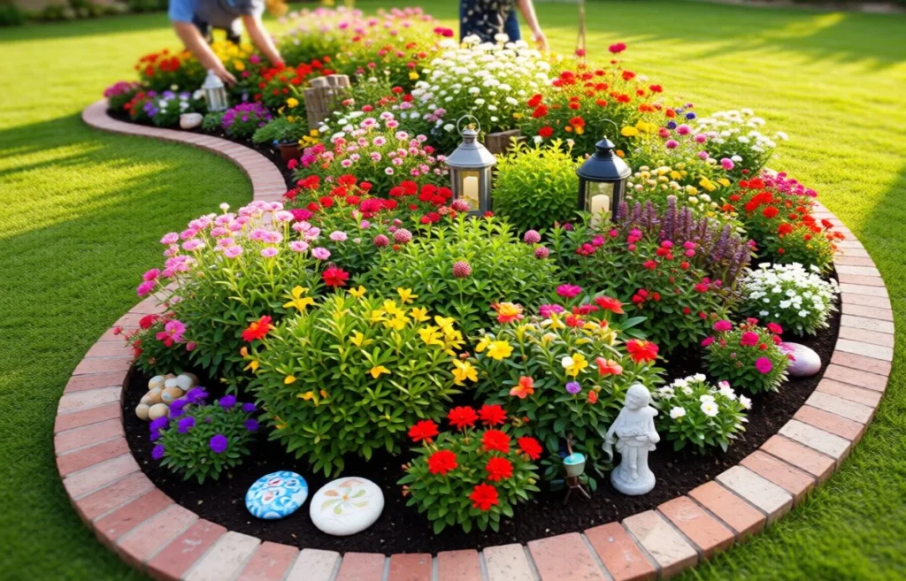 flower bed decor ideas