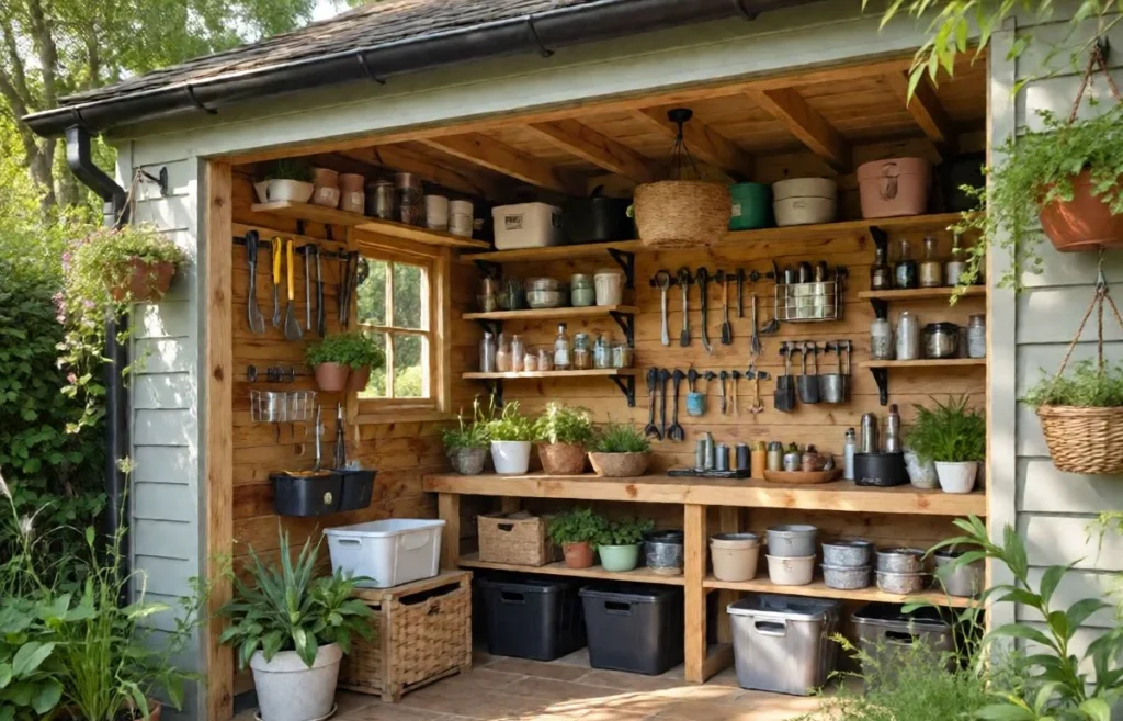 garden shed organizer ideas