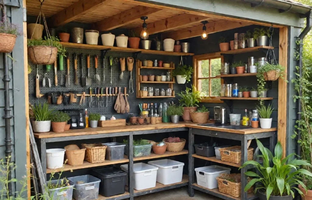 garden shed organizing ideas
