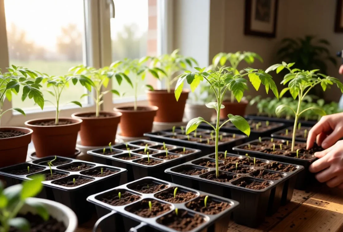 how early to start tomato seeds indoors