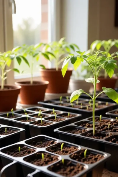 how early to start tomato seeds indoors