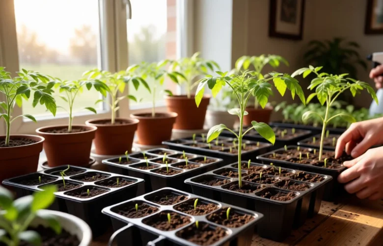 how early to start tomato seeds indoors