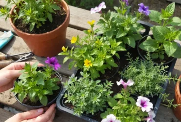 how many plants per container