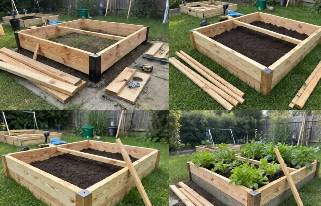 how to build a raised garden bed