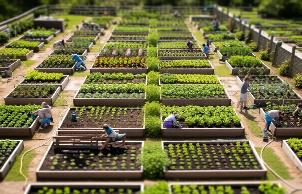 how to create a community garden