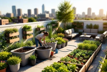 how to create a rooftop garden