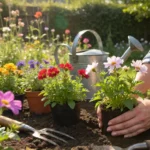 how to plant flower plants