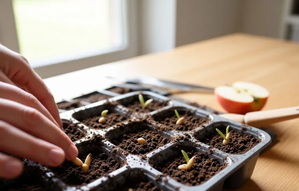 how to start carrot seeds indoors