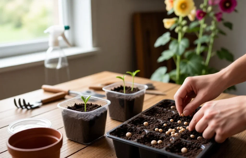 how to start lettuce seeds indoors