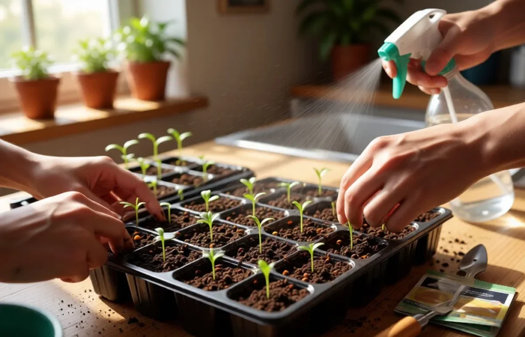 how to start marigold seeds indoors