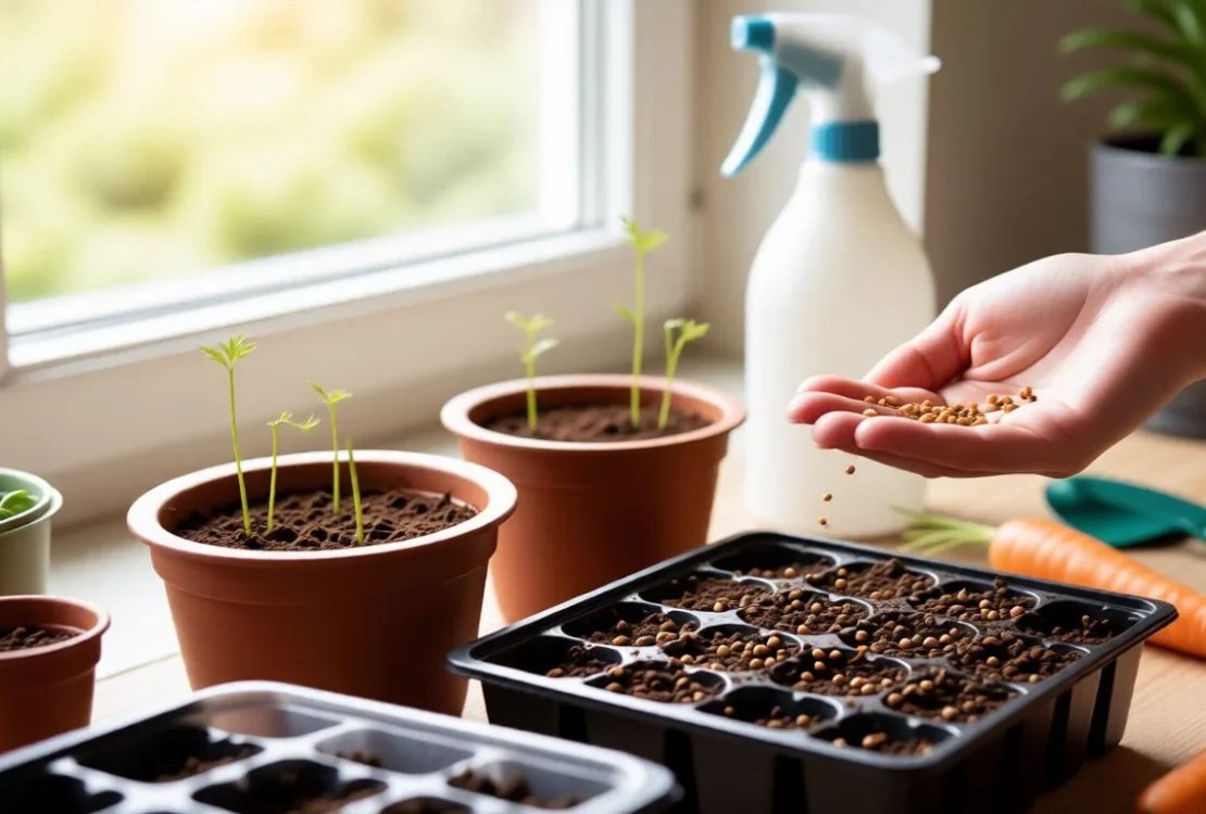 how to start poppy seeds indoors
