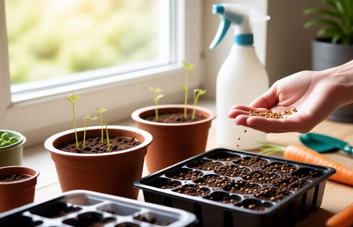 how to start poppy seeds indoors