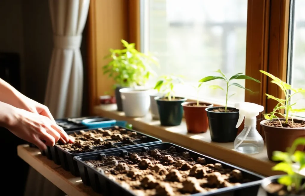 how to start seeds indoors without grow lights