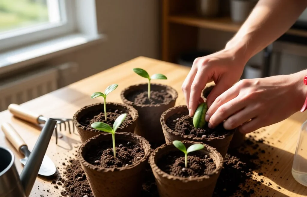 how to start watermelon seeds indoors