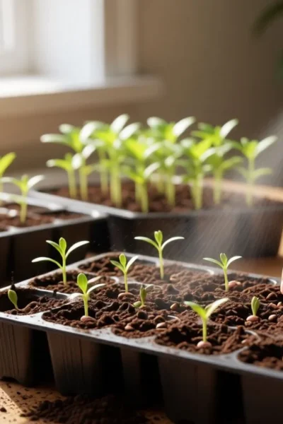 how to start zinnia seeds indoors