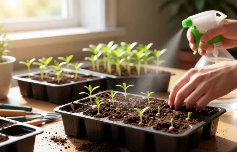 how to start zinnia seeds indoors