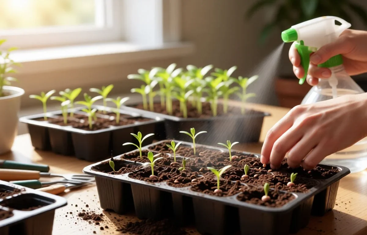 how to start zinnia seeds indoors
