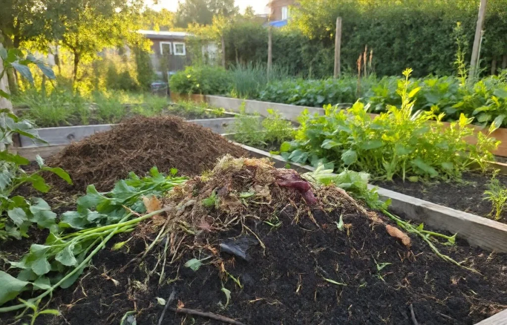 organic garden compost