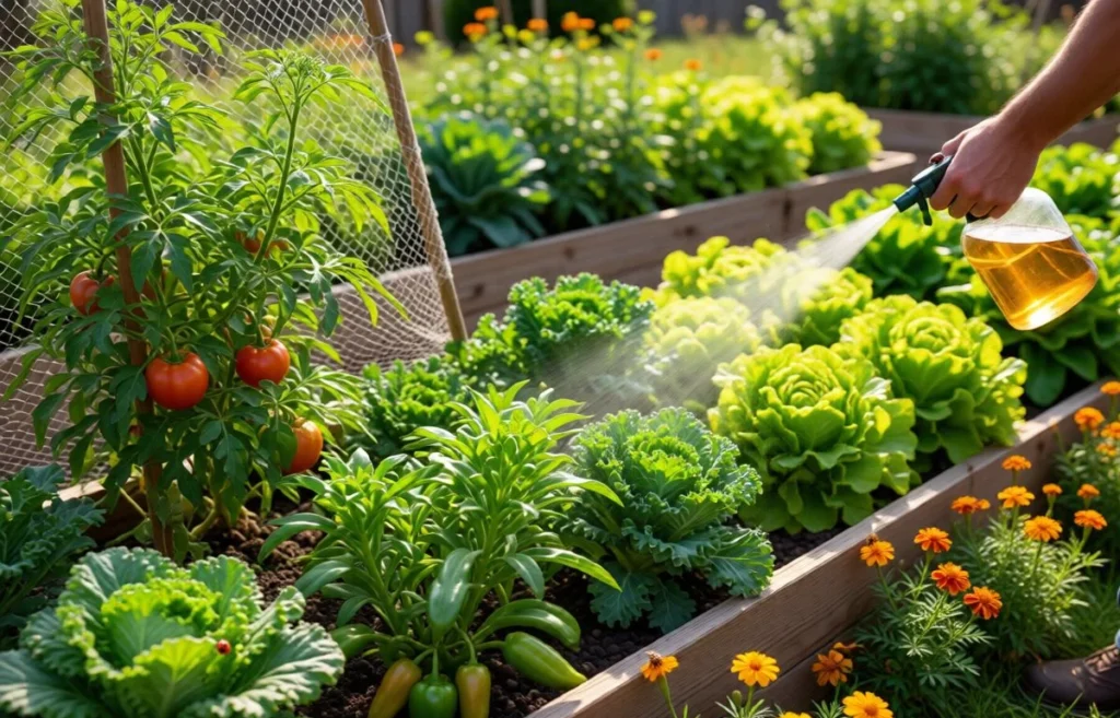 organic insect control for vegetable gardens