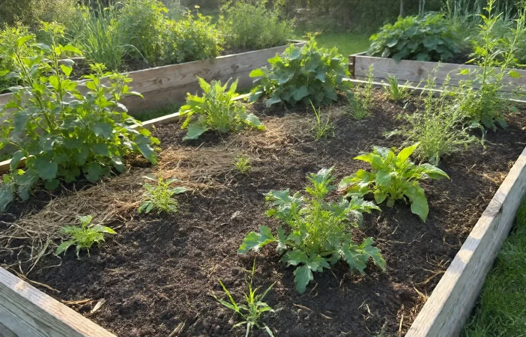 organic raised garden bed soil