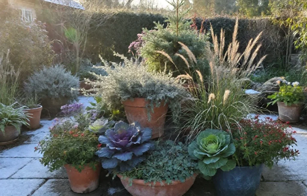 outdoor container plants for winter