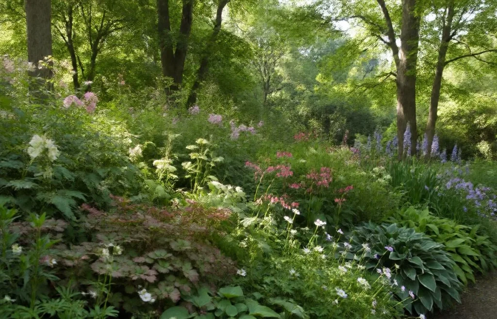 perennial flowering plants shade