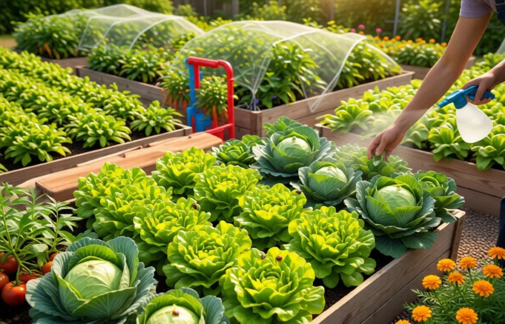 pest control organic vegetable garden
