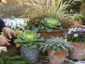 planting containers for winter