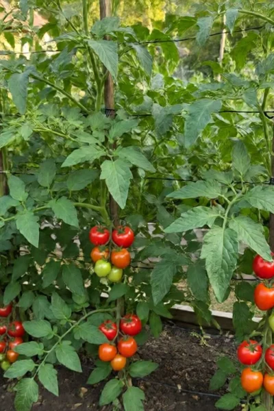 raised bed gardening tomatoes