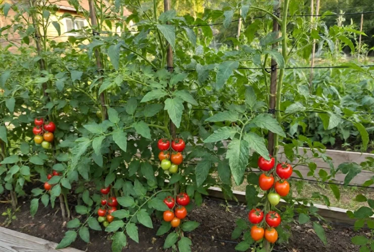 raised bed gardening tomatoes