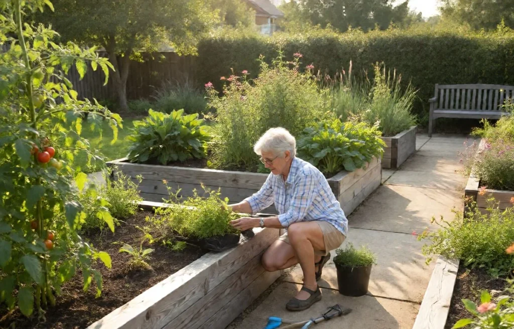 raised bed gardens for seniors