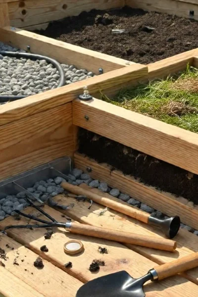 raised garden bed components