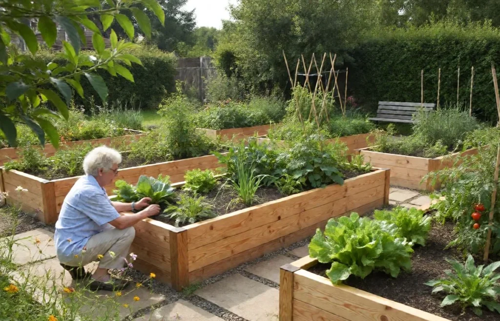 raised garden beds for elderly