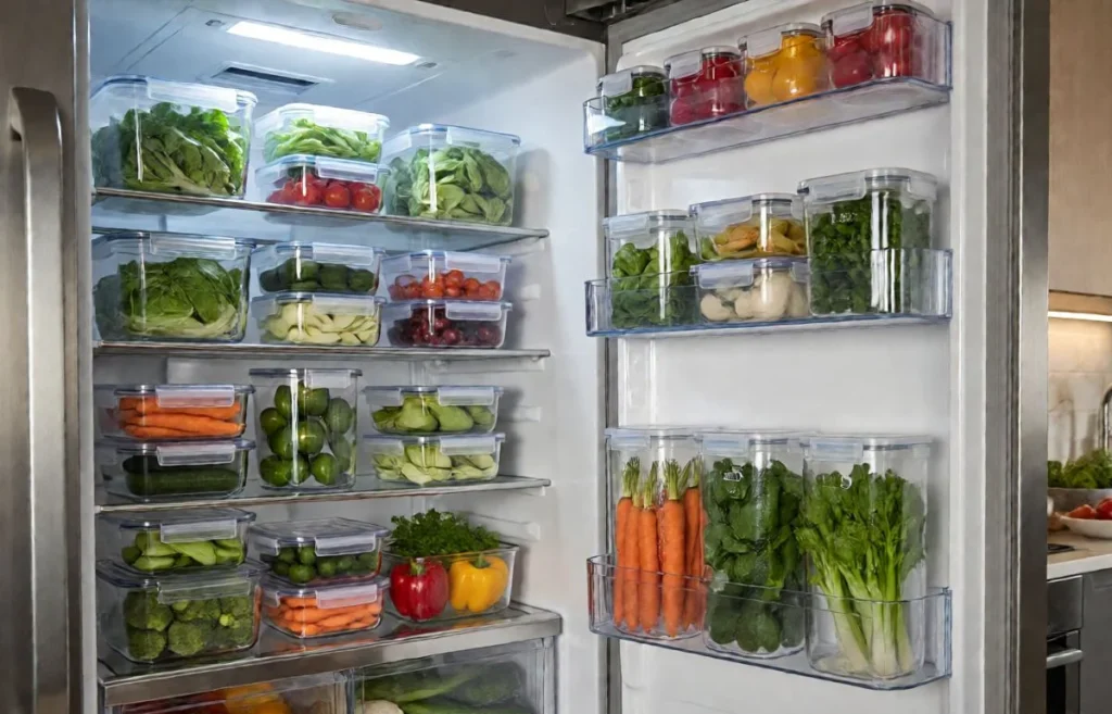 refrigerator storage containers for vegetables
