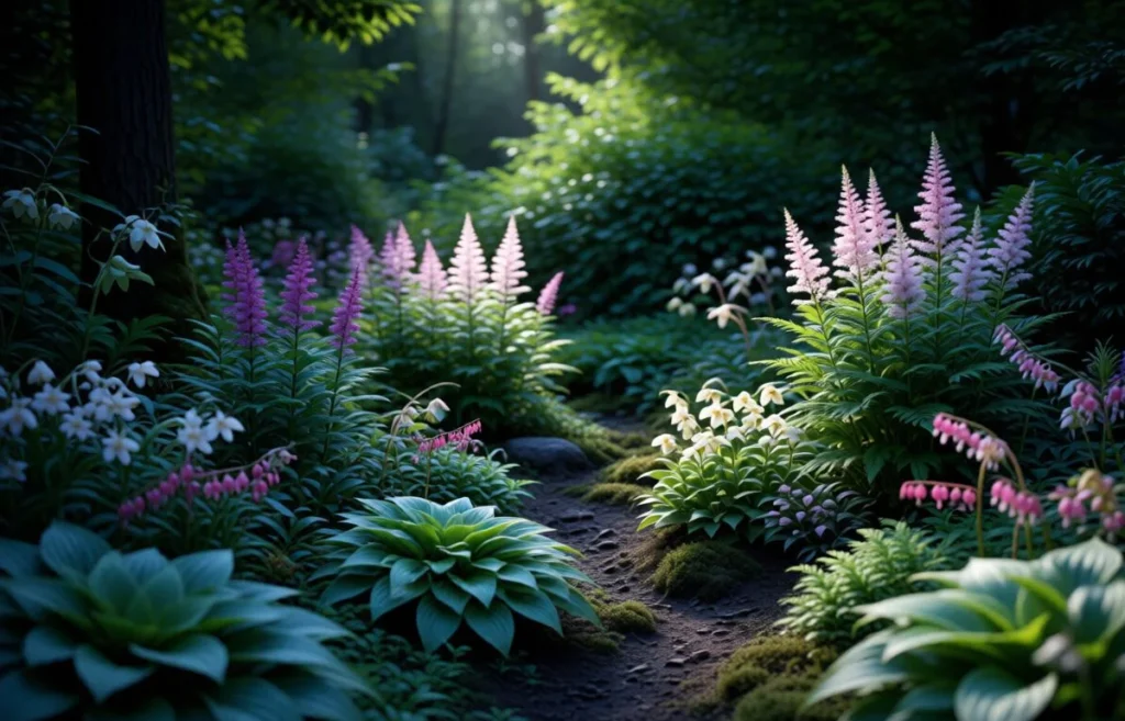 shade tolerant perennial flowers