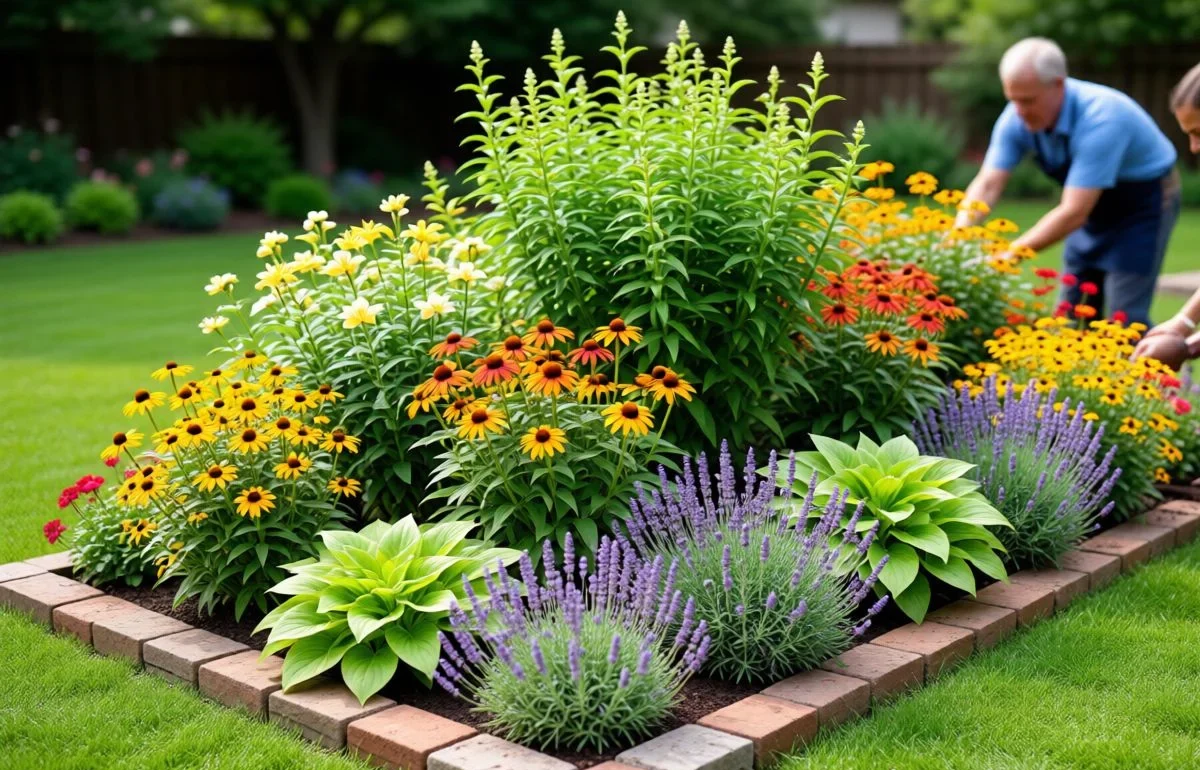 simple flower bed ideas