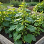 square foot gardening cucumbers