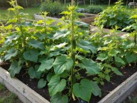square foot gardening cucumbers