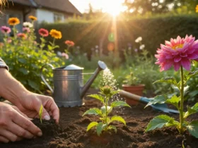 steps to growing a flower