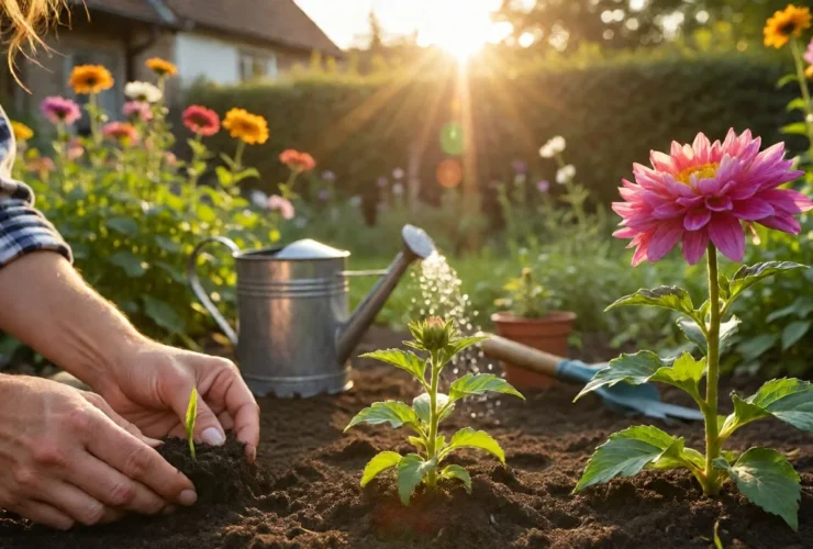 steps to growing a flower