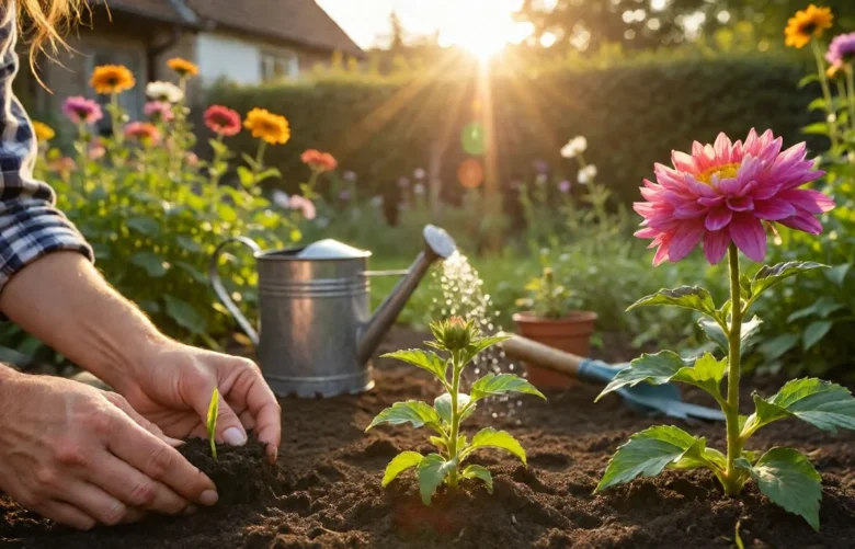 steps to growing a flower