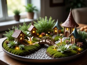 tabletop indoor fairy garden